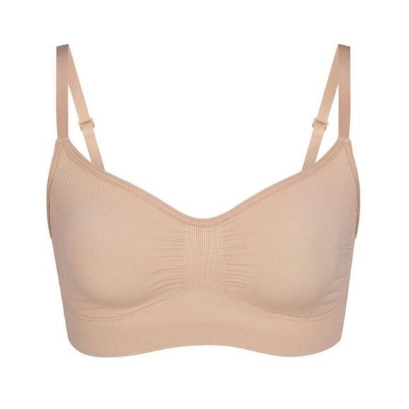 SKIMS Seamless Sculpt Bralette In Onyx Black Bra Sport Athletic Casual Bra - Picture 5 of 7